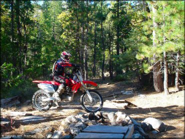 Honda CRF Motorcycle at Indian Springs Trail