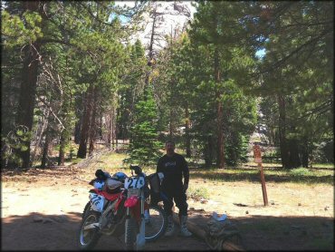 Honda CRF Motorcycle at Kennedy Meadows Trail