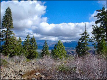 Scenic view of Prosser Hill OHV Area Trail