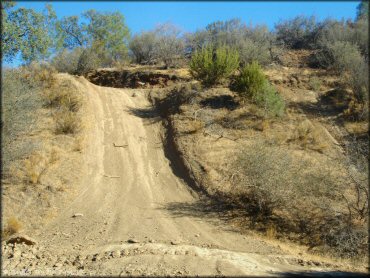 A trail at Frank Raines OHV Park Trail