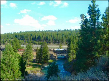 Scenic view of Boca Reservoir Trail