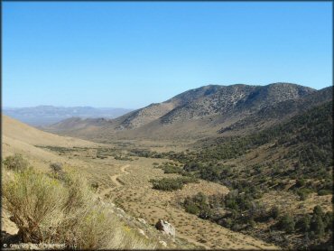 Scenic view of Dove Springs Trail