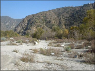 Example of terrain at San Gabriel Canyon OHV Area