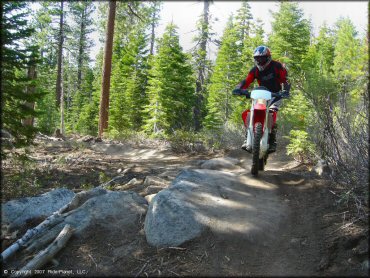 Honda CRF Motorbike at Corral OHV Trail