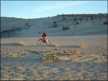 Honda CRF Motorcycle at Rasor OHV Area