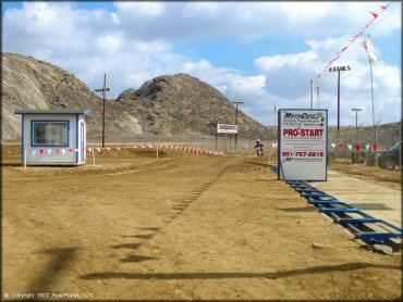 Motorcycle at State Fair MX Track