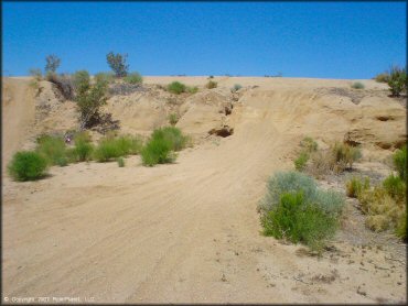 Example of terrain at Dove Springs Trail