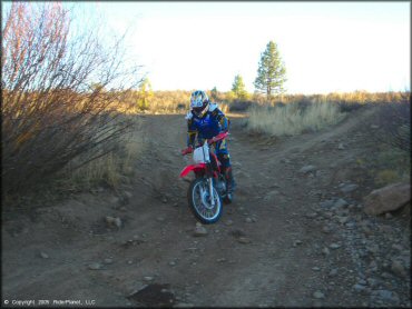 Honda CRF Dirt Bike at Prosser Pits Track