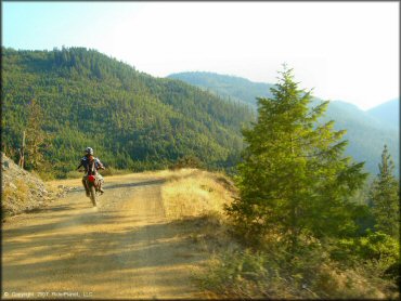 Honda CRF Motorcycle at Lubbs Trail