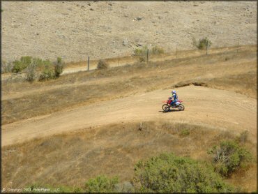 Honda CRF Motorbike at Santa Clara County Motorcycle Park OHV Area