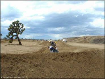 Yamaha YZ Motorbike at Adelanto Motorplex Track