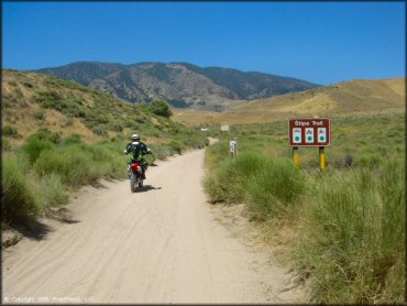 Honda CRF Dirt Bike at Hungry Valley SVRA OHV Area