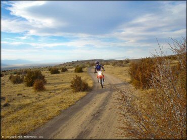 Honda CRF Dirt Bike at Fort Sage OHV Area Trail