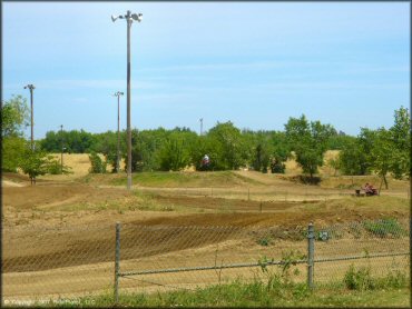 OHV getting air at Riverfront MX Park Track