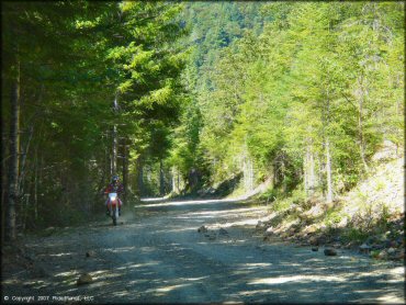 Honda CRF Motorcycle at Rattlesnake Ridge Area Trail