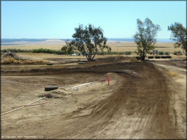 Some terrain at Cycleland Speedway Track