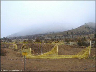 Example of terrain at Honey Lake Motocross Park Track