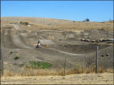 Honda CRF Motorcycle at Club Moto Track