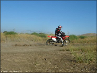 Honda CRF Dirt Bike at Jasper Sears OHV Area Trail