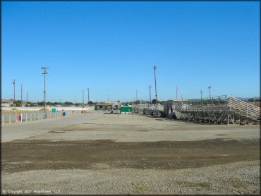 RV Trailer Staging Area and Camping at 408MX Track