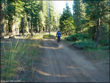 Honda CRF Motorcycle at Black Springs OHV Network Trail