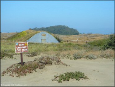 Terrain example at Samoa Sand Dunes OHV Area