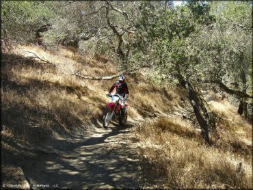 Honda CRF Motorcycle at Santa Clara County Motorcycle Park OHV Area