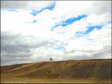 Dirt Bike at Adelanto Motorplex Track