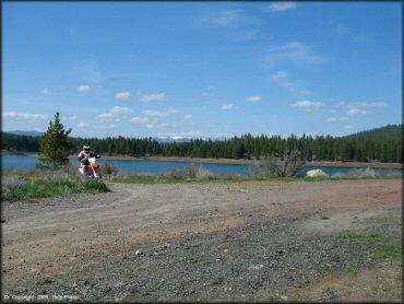 Honda CRF Motorcycle at Boca Reservoir Trail