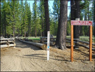 Example of terrain at Corral OHV Trail