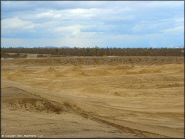 Some terrain at Adelanto Motorplex Track