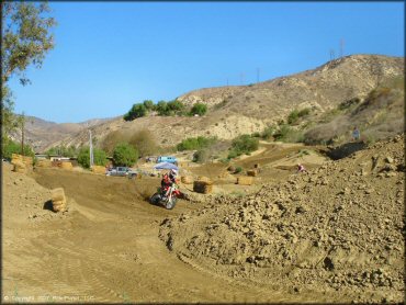 Honda CRF Motorcycle at MX-126 Track