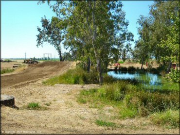 Some terrain at Cycleland Speedway Track