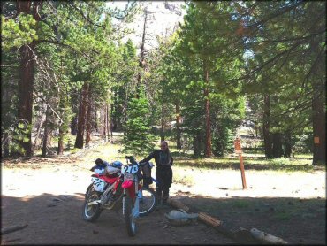 Honda CRF Dirtbike at Kennedy Meadows Trail