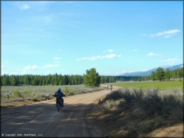 Honda CRF Dirt Bike at Boca Reservoir Trail