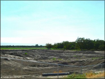 A trail at Hanford Fairgrounds Track