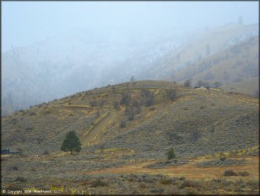 Terrain example at Honey Lake Motocross Park Track