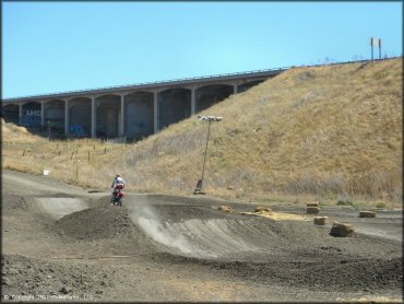 Honda CRF Dirt Bike at Club Moto Track