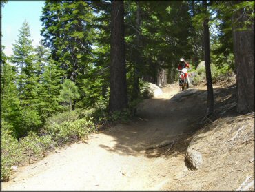 Honda CRF Dirt Bike at Twin Peaks And Sand Pit Trail