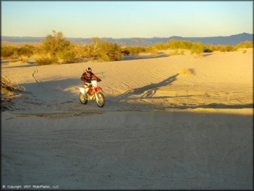 Honda CRF Motorcycle at Rasor OHV Area