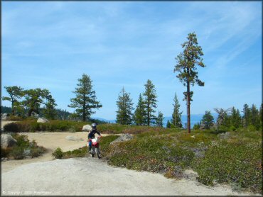 Honda CRF Motorcycle at Twin Peaks And Sand Pit Trail