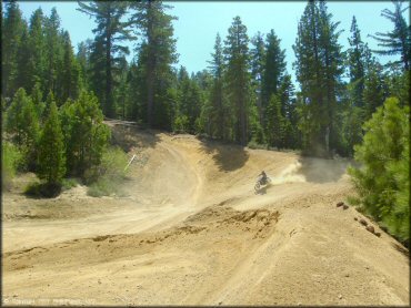 Yamaha YZ Motorbike at Twin Peaks And Sand Pit Trail