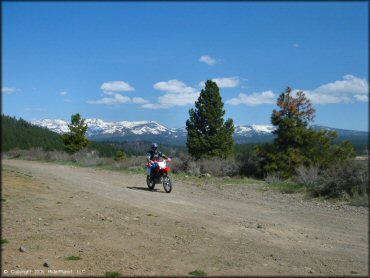 Honda CRF Motorcycle at Boca Reservoir Trail