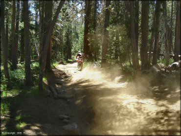 Honda CRF Motorcycle at Lower Blue Lake Trail