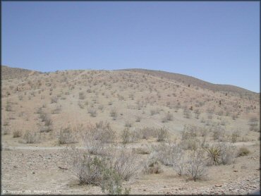 Terrain example at Stoddard Valley OHV Area Trail