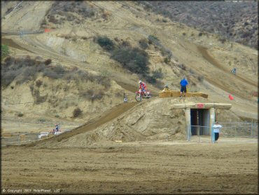 Honda CRF Motorbike at Glen Helen OHV Area