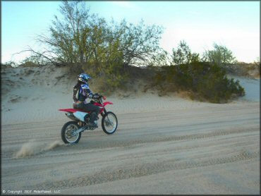 Honda CRF Motorcycle at Rasor OHV Area