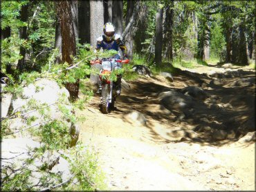 Honda CRF Motorcycle at Lower Blue Lake Trail