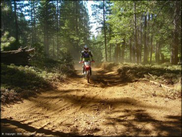 Honda CRF Dirt Bike at Interface Recreation Trails