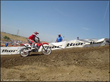 Honda CRF Dirt Bike at Prairie City SVRA OHV Area